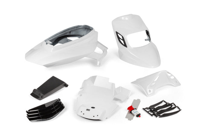 Karosserikit 6 st. BCD RX vit Yamaha BWs efter 2004