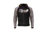 Motorcycle Hoodie Stage6 Grey