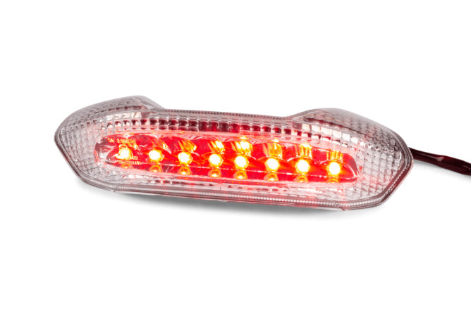 Bakljus LED utan blinkers Piaggio NRG Power vit