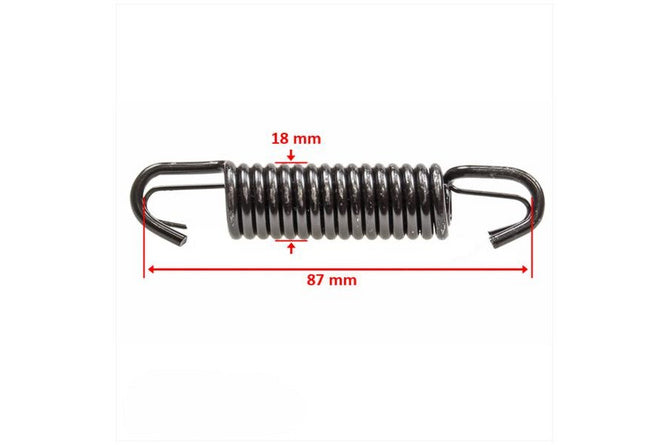 Fjäder för huvudstativ 87x18mm kinesiska scooters 12 tum