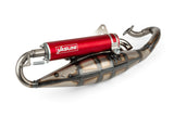 Exhaust Yasuni R Derbi Atlantis / Peugeot horizontal AC red