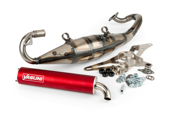 Upphängning Yasuni R Derbi Atlantis / Peugeot horisontell AC röd