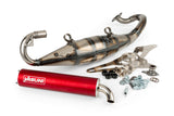 Exhaust Yasuni R Derbi Atlantis / Peugeot horizontal AC red