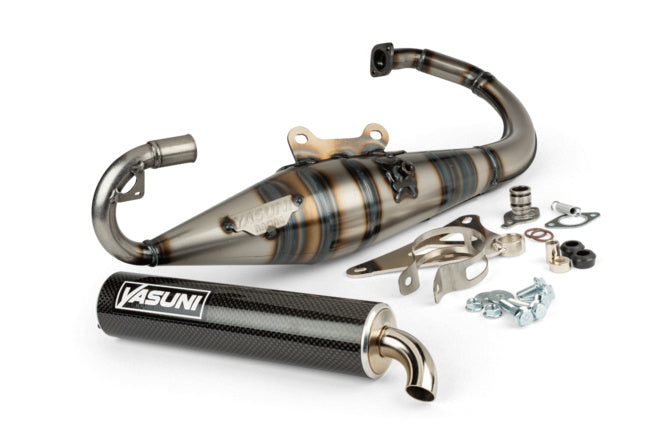 Avgassystem Yasuni R-Pro Minarelli vertikal Kolfiber