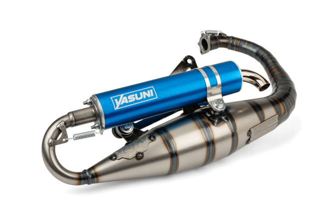 Avgassystem Yasuni C16 Minarelli vertikal Blå