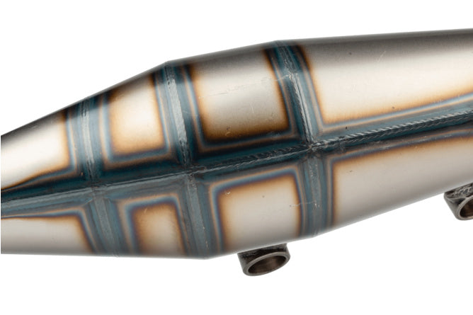 Avgassystem Yasuni R-Pro Minarelli horisontell Blå