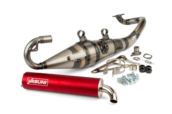 Avgassystem Yasuni R-Pro Minarelli horisontell Röd