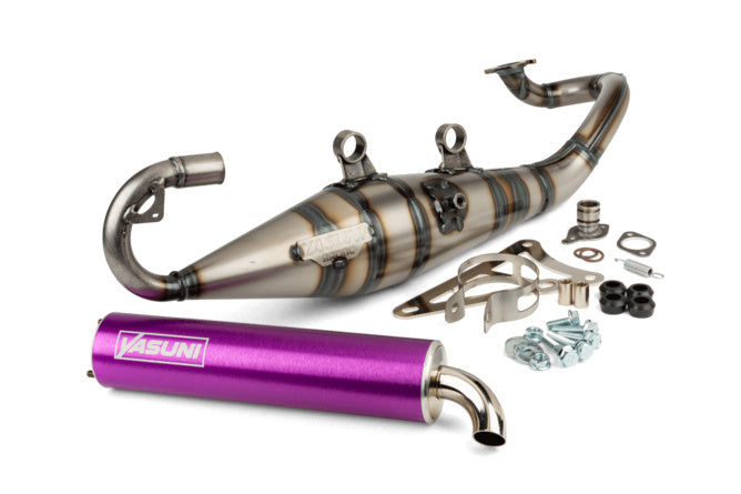 Avgassystem Yasuni R-Pro Minarelli horisontell Lila