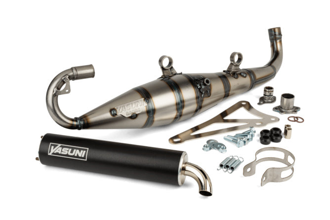 Avgassystem Yasuni C16 Minarelli horisontell Svart