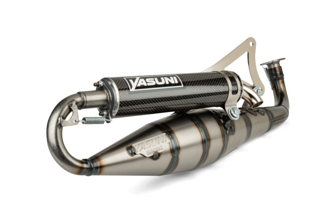 Avgassystem Yasuni C16 Minarelli horisontell kolfiber