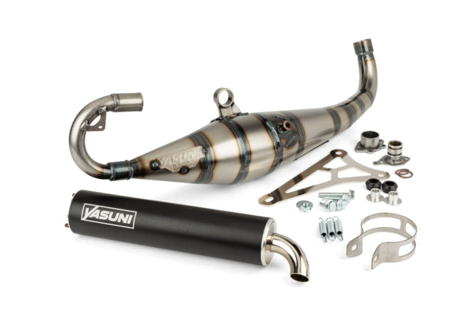 Avgassystem Yasuni C21 Minarelli horisontell svart