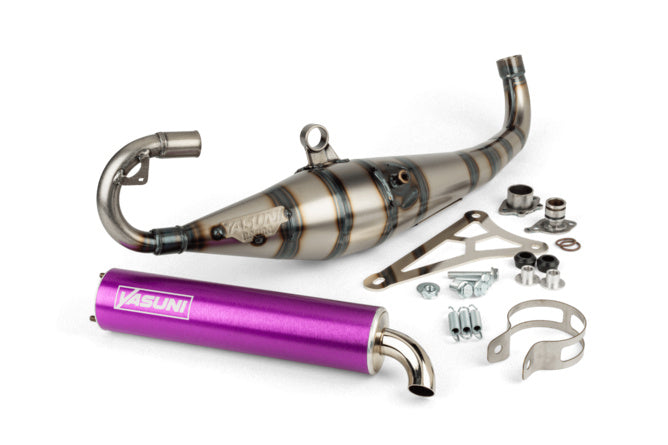 Avgassystem Yasuni C21 Minarelli horisontell Lila