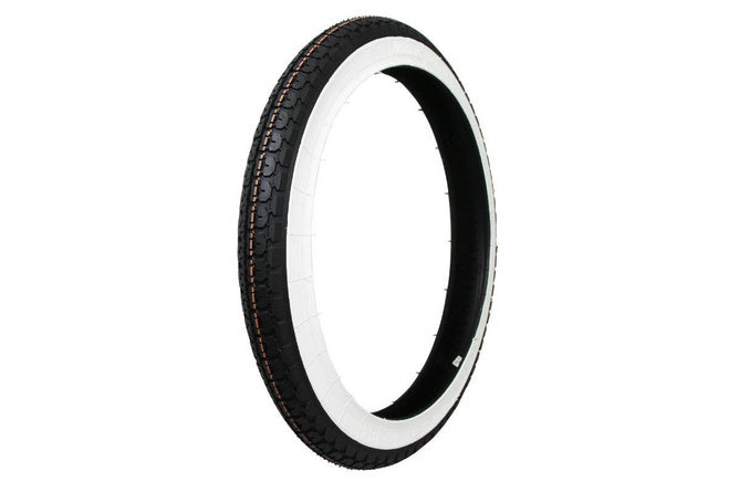 Mopeddäck 2.25-17" (2 1/4-17) förstärkt Mitas B4 vitrandig TT 39J