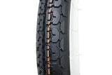 Moped Tire 2.25-17u0022 (2 1/4-17) reinforced Mitas B4 whitewall TT 39J