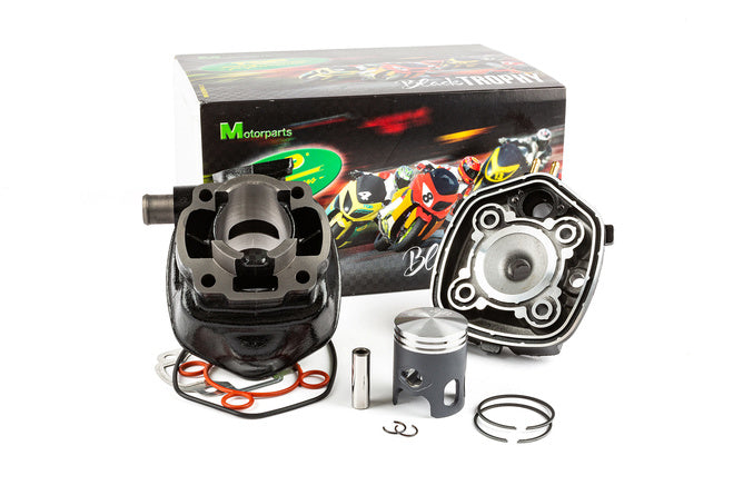 Cylinder Kit Top Performances Black Trophy 50cc gjutjärn Minarelli LC