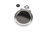 Tax Disc Holder round aluminium chrome