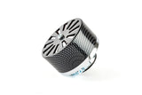 Air Filter straight adjustable intake d.35mm carbon