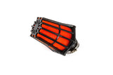 Air Filter Hexa angled 45 deg. d.35mm black / red