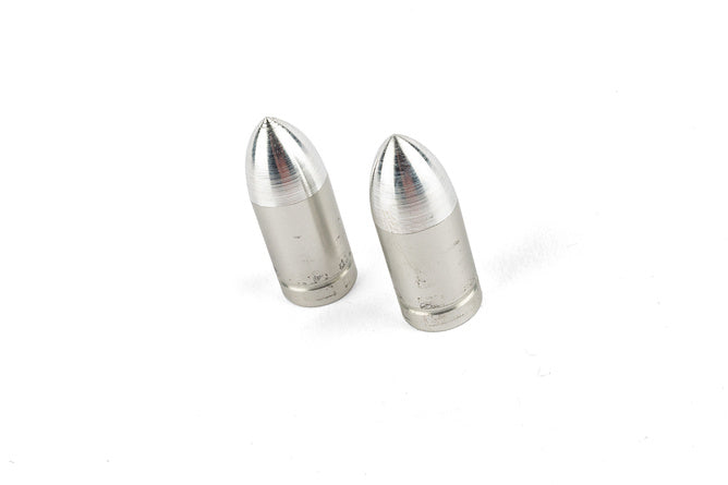 Ventilkapslar Obus / Bullet krom