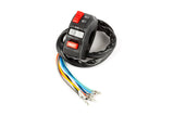 Switch Unit left side w. lights universal black