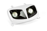 Headlight Mask (twin) white / black Yamaha BWu0027s after 2004