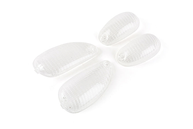 Blinkerslins fram / bak vit Piaggio Typhoon / NRG