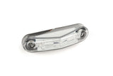 Tail Light Triangle universal white Lens with red LEDs (x6)