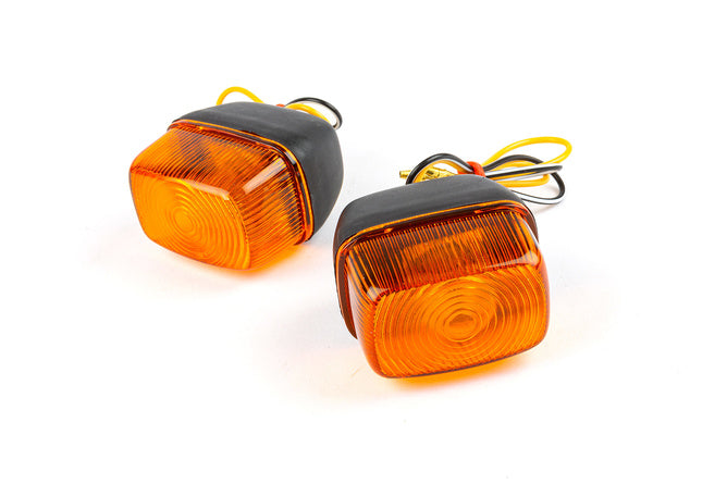 Blinkers fram svarta / orange MBK Booster / Yamaha BW's före 2003