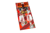 Indicators Mini Rectangle carbon / orange + white