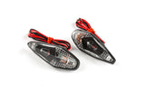 Indicators / Lamps glue-on drop-shaped Wing black