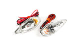 Indicators / Lamps glue-on drop-shaped Wing chrome