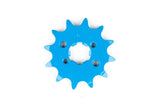 Front Sprocket 420 blue Derbi