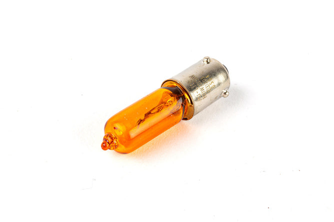Lampa 12V - 21W H21 BAY9S offset orange