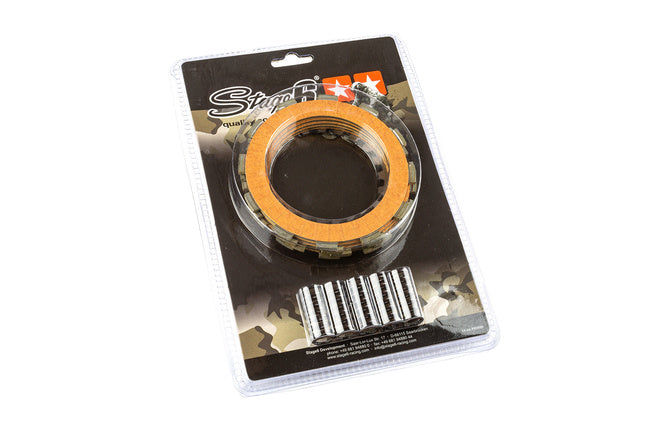 Kopplingsskivor 4 skivor Stage6 Racing kolfiber Derbi