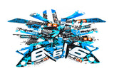 Graphic Kit Rieju MRT 2009 - 2021 Stage6 blue / black
