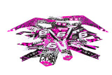 Graphic Kit Derbi Xtreme 2018 - 2020 pink / black