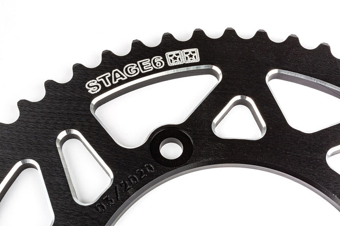 Kedjesats 13x53 - 420 Stage6 aluminium CNC Svart Beta RR