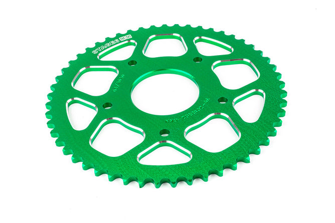 Chain Kit 13x53 - 420 Stage6 Aluminium CNC Grön Peugeot / Rieju