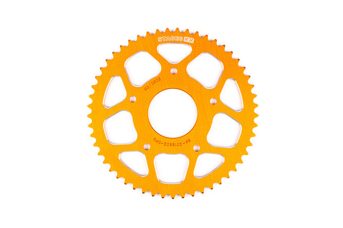 Chain Kit 13x53 - 420 Stage6 aluminium CNC orange Peugeot / Rieju