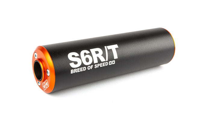 Avgassystem Stage6 R/T 90 - 100cc CNC Orange / Svart Derbi