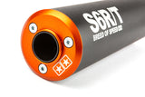 Exhaust Stage6 R/T 90 - 100cc CNC Orange / Black Derbi