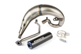 Exhaust Stage6 Streetrace high mount CNC blue / black Rieju MRT