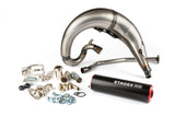 Exhaust Stage6 Streetrace high mount CNC red / black Derbi Senda