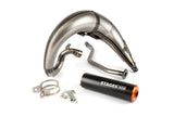 Exhaust Stage6 Streetrace high mount CNC orange / black Yamaha DT50