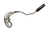 Exhaust Stage6 Streetrace high mount CNC orange / black Yamaha DT50