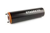Exhaust Stage6 Streetrace high mount CNC orange / black Yamaha DT50