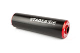 Exhaust Stage6 Streetrace high mount left red / black Beta RR -2012