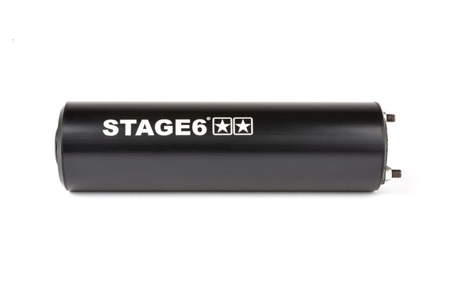 Exhaust Stage6 Streetrace CNC svart Derbi / Minarelli AM6