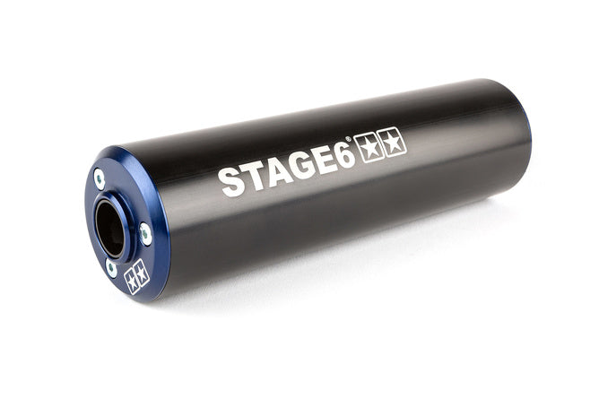 Avgas Stage6 Streetrace CNC blå / svart Derbi / Minarelli AM6
