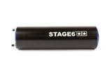Exhaust Stage6 Streetrace high mount CNC blue / black Derbi Senda